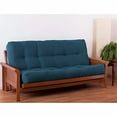 thumbnail image 2 of Blazing Needles Matelas Futon en Sergé 10 Pouces, Grand Lit, Indigo, 2 of 4