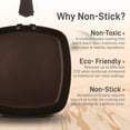 thumbnail image 4 of NutriChef 9.45'' Grill Pan Non-Stick High-Qualified Kitchen Cookware Safe for Gas, Electric, 4 of 7