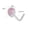Style 1, variant on 1 Pc Stainless Steel Nose Stud L-Shape Pink Heart CZ Nose Piercing Women Jewelry-Style 4