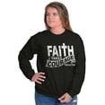 thumbnail image 4 of Faith Takes Courage Religious Sweatshirt for Men or Women Brisco Brands M, 4 of 6