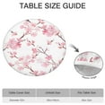 thumbnail image 6 of Round Picnic Table Cloth 100% Waterproof & Oil Proof, Elastic Fitted Table Cover for 45"-52" Round Tables, for Dining, Camping, Outdoor, 6 of 7