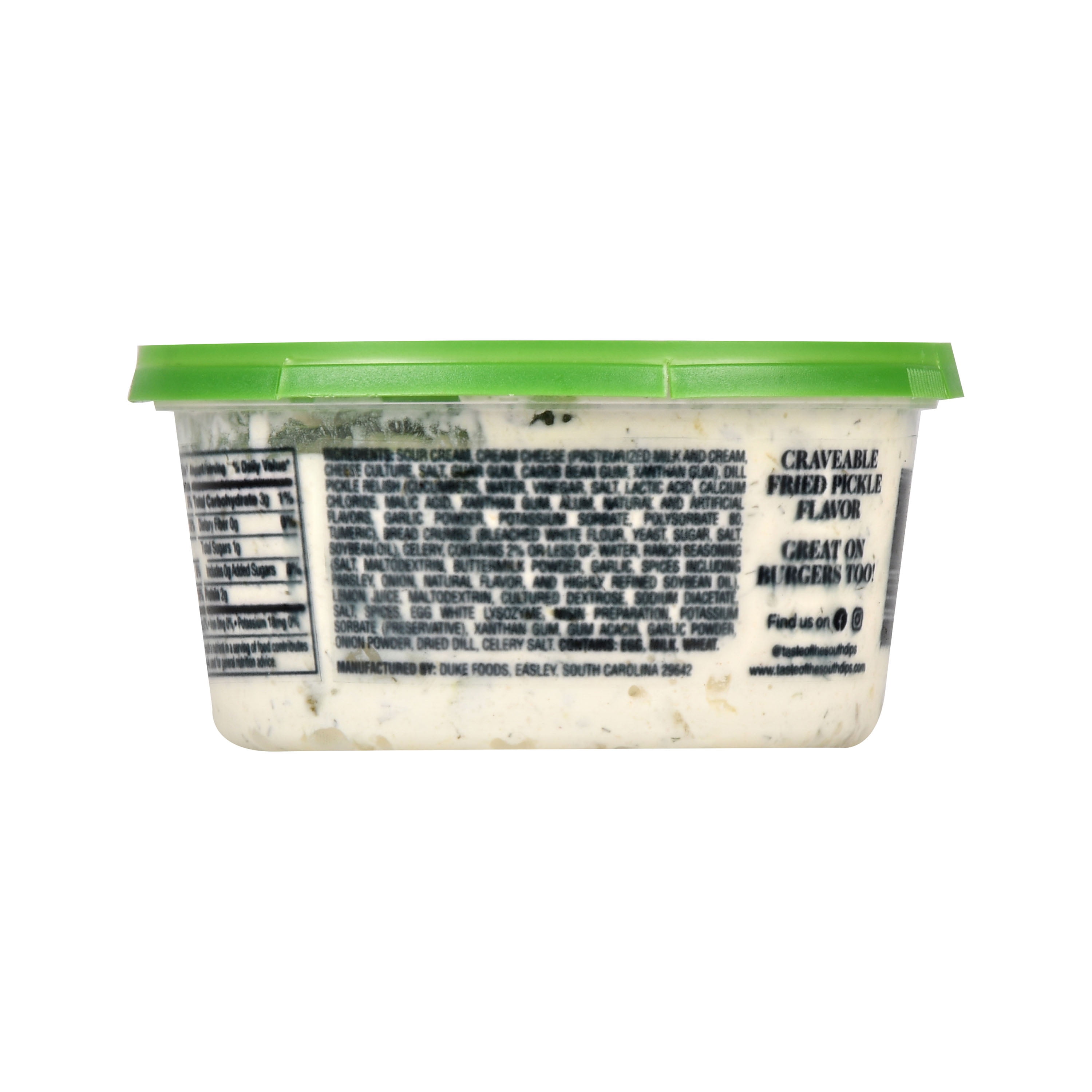Taste of the South Fried Pickle & Ranch Dip, 12 oz (Plastic Tub Container, Spread, Refrigerated)