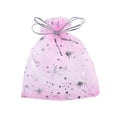 thumbnail image 1 of PENGXIANG 50PCS Christmas Drawstring Gift Bags Transparent  Stocking Bags for Candy Cookie Chocolate  White, 1 of 8