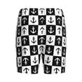 thumbnail image 5 of Naloa Nautical Anchors1 Men's Short Pajama Pants, Lounge Comfort Shorts with Elasticized Waistband and Side Pockets - Large, 5 of 9