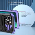 thumbnail image 6 of Allytechgroup for iPhone 16 Plus Case with Belt Clip Holster, Slim Phone Not Hot/Fast Heat Dissipation Case with Kickstand Military Grade Drop Protection for iPhone 16 Plus, Purple, 6 of 11