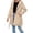 Khaki, variant on Women's Long Rain Jacket Waterproof Hooded Trech Coat with Belted, Lightweight Outdoor Hiking Fall Raincoats