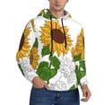 thumbnail image 2 of Sigee Plump Sunflower And Sketch for Men's Pullover Hoodie Sweatshirts Adult Casual Long Sleeve Sweatshirts ,Sizes S-4XL-4X-Large, 2 of 7