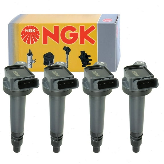 4 pc NGK Ignition Coils compatible with Toyota RAV4 2.5L L4 2009-2018