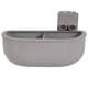 thumbnail image 1 of Comedero Doble Petmate para Jaula Gris Pequeño, 1 of 3