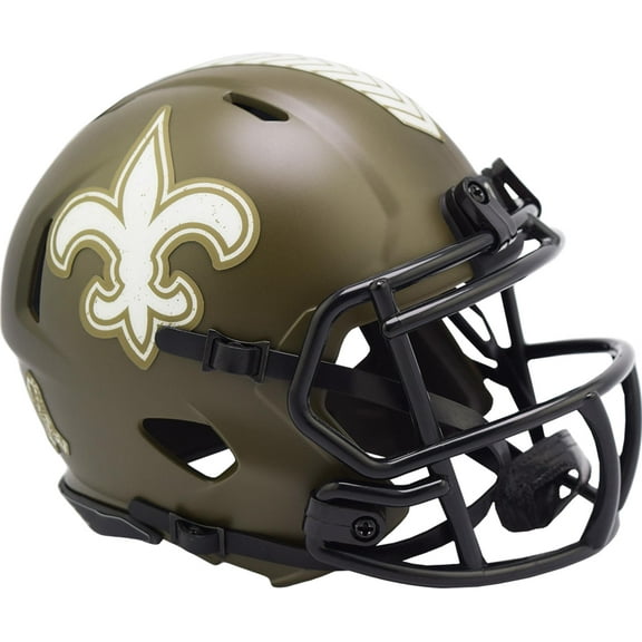 New Orleans Saints Riddell 2022 Salute To Service Speed Mini Helmet