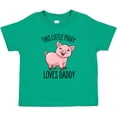 thumbnail image 3 of Inktastic This Little Piggy Loves Daddy Cute Boys or Girls Baby T-Shirt, 3 of 5