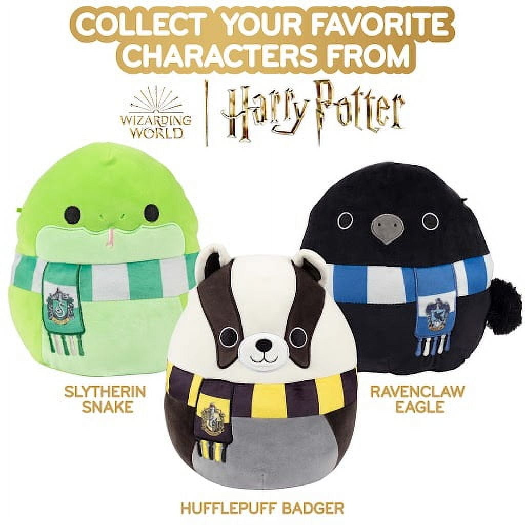 Squishmallows Original Harry Potter 10-Inch Ravenclaw Raven Plush -  Official 2026 Jazwares - Collectible Soft & Squishy Bird w Ravenclaw Scarf Stuffed Animal Toy Figure - Gift for Kids, Girls & Boys