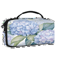 thumbnail image 2 of Herdesigns Watercolor Hydrangea Flower Carrying Case for Nintendo Switch OLED Model 2021 & Switch 2017 with 20 Game Card Slots, Portable Travel Carry Case for Accessories and Console, 2 of 8