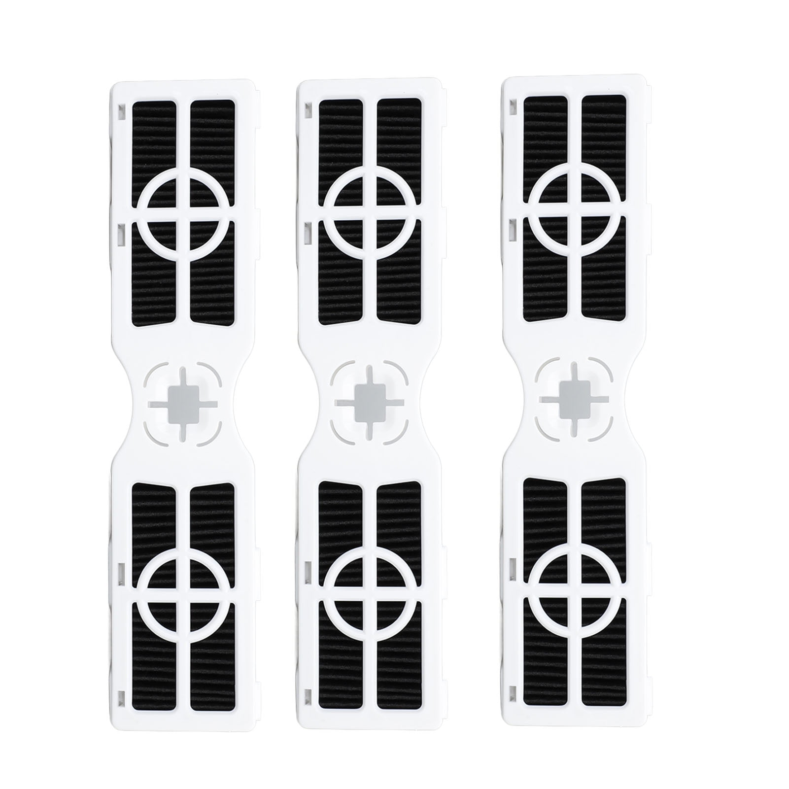 Fridge Air Filter, Safe And Hygienic Odor Removal 3PCS Carbon Fiber Perfect Fit Refrigerator Air Filter  For Replacement