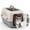 Beige grey, variant on Hard-Sided Dog And Cat Carrier, TSA Airline Approved, For Small To Medium Pets, Travel Crate With Handle, Ventilated Design,Beige grey