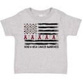 thumbnail image 3 of Inktastic Head and Neck Cancer Awareness Flag and Ribbon Boys or Girls Toddler T-Shirt, 3 of 5