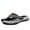 Gray&Black, variant on Men Flip Flops Athletic Sandals Arch Support Thong Outdoor Beach Sandals Shoe US