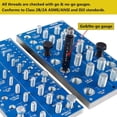thumbnail image 3 of Bolt & Screw Gauge Standard & Metric Coarse & Fine Diameter, Length & Thread Pitch (Blue), 3 of 5