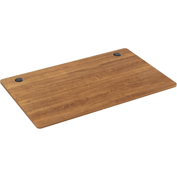 CZMJY Universal Wood Table Top, 48” x 30” Solid One-Piece Desktop for Standard & Sit to Stand Desk Frame, Rectangular Workbench Top Board with Cable Holes, Countertop DIY, Coffee Bar Tabletop