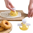 thumbnail image 1 of Molde para donas casero, molde de plástico para hacer donas, suministros de cocina para panadería, cortador de galletas, herramientas para decorar pan, repostería, 1 of 4