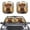 Cute Highland Cow, variant on Bulopur Highland Cow Floral Windshield Sun Shade Protect Vehicle from UV Sun Windshield Visor Sun Shade Easy Installation 2 Pieces Front Window Sunshade Sun Visor Protector for Most Cars