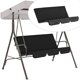 thumbnail image 3 of Funda de asiento de columpio Sunnimix para jardín exterior 3 personas Negro, 3 of 7