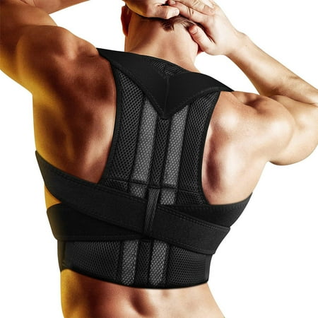 Posture Corrector Brace Adjustable Back Support Humpback Correction Belt Back Neck Pain Relief for Men