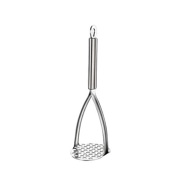 Bewildely Triturador de patatas manual manual de acero inoxidable Triturador de patatas antiadherente para frutas y verduras Cocina y Comedor Bewildely HA021046-00