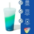 thumbnail image 2 of Silipint: Silicone 22oz Straw Tumblers, 2 Pack Mountain Air, 2 of 8
