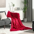 thumbnail image 3 of Costway Heated Blanket Electric Throw w/5 Heating Levels 10 Hours Auto-Off 84" x 62", 3 of 10