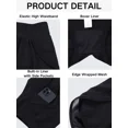 thumbnail image 2 of ANFERRY High Waisted Swim Shorts for Women Side Split Beach Board Short 2 in 1 Tankini Bottom with Pockets, 2 of 7