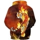 thumbnail image 2 of Xishao Sudadera con Capucha De Llama Colorida para Hombre Y Mujer, Abrigo con Capucha 3D, Chaqueta Divertida Negra, Otoño E Invierno CBW-5 3XL CBW-5 3XL Xishao ropa, 2 of 2