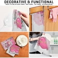 thumbnail image 3 of Cute Cartoon Gnome Kitchen Dish Towels Set of 1 Absorbent Hand Towels, Lint-Free 18"x28" Be Mine Valentine Dishcloths Fast Drying for Cooking Baking Home Clean, 3 of 6