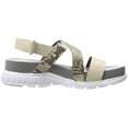 thumbnail image 5 of Cole Haan Womens Zerogrand Criss Cross Leather Open Toe Casual Strappy Sandals, 5 of 5