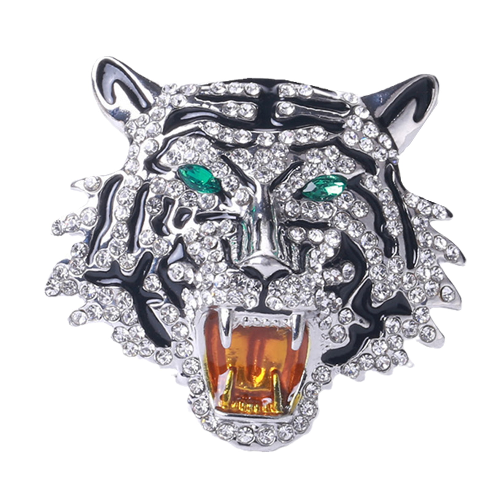 Tiger Head Shape Animal Gift Lapel Pin Brooch Badge Fashion Jewelry 