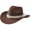 coffee, variant on Hsqqdc Western Cowboy Hat with Star Band Vintage Fedora for Derby Parties