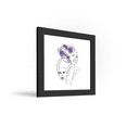 thumbnail image 3 of Gallery Pops Universal Monsters - Fluid Features Bride of Frankenstein Wall Art, Black Framed Version, 12" x 12", 3 of 5