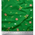 thumbnail image 1 of Soimoi Cotton Voile Fabric Berries,Leaves & Floral Artistic Printed Craft Fabric by The Yard 56 Inch Wide, 1 of 1