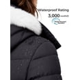 thumbnail image 5 of Wantdo Women's Plus Size Winter Coat Recycled Winter Jacket Mid-length Snow Jacket Dark Gray 2XL, 5 of 10