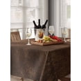 thumbnail image 6 of Retro Wooden Board Table Cloth, Waterproof Tablecloth for Rectangle Tables, Western Country Farmhouse Brown Wood Reusable Washable Fabric Table Cover for Restaurant Kitchen Dining Tables 60"x84", 6 of 9