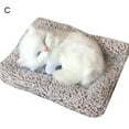 thumbnail image 2 of Plush Simulation Cat Stuffed Toy Home Car Decor Embedded Bamboo Charcoal Bag, 2 of 6