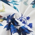 thumbnail image 5 of Lush Decor Fantasia Shower Curtain Single 72" W x 72" L Teal & Blue - Floral Shower Curtains - Tropical Bath Curtain - Bird Print - Modern Decor, 5 of 7
