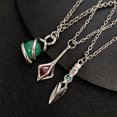 thumbnail image 2 of Collares con colgantes de orbe curativo de salvia de Valorant para mujeres y hombres, collar de salvia chapado en plata inspirado en Gamer, accesorios de joyería, regalo, 2 of 5