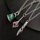thumbnail image 2 of Collares con colgantes de orbe curativo de salvia de Valorant para mujeres y hombres, collar de salvia chapado en plata inspirado en Gamer, accesorios de joyería, regalo, 2 of 5