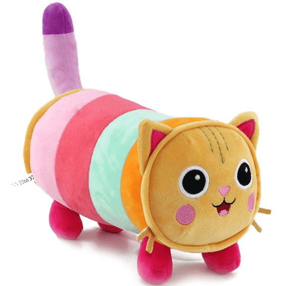 8-inch Doll-House Pillow Cat Purr-ific Plush Toy Kids Toys for Ages 4 and Up