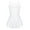 White, variant on ranrann Kids Girls Ballet Dance Leotard Dress Sleeveless Figure Ice Skating Performance Mint Green 6