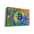 thumbnail image 2 of Epic Graffiti 'Bitcoin Pollock,' by Epic Graffiti Portfolio, Canvas Wall Art, 40"x26", 2 of 2
