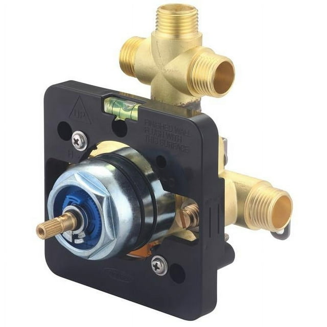 Olympia V-2500B Single Handle Tub & Shower Pressure Balancing Valve with Built-in 2 Way Diverter, Rough Brass