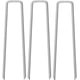 thumbnail image 1 of Paquete de 50 alfileres de estacas de jardín de 6.0 in, grapas de paisaje de jardín resistentes, alfileres de estacas, grapas de paisaje galvanizadas para anclar tela de barrera de malas hierbas, 1 of 5