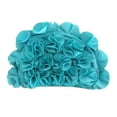 thumbnail image 2 of Gorros de natación, gorro de natación, cómodos, elásticos, modernos y reutilizables. Azul, 2 of 9